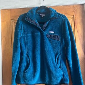 Patagonia Blue Fleece Pullover GREAT CONDITION